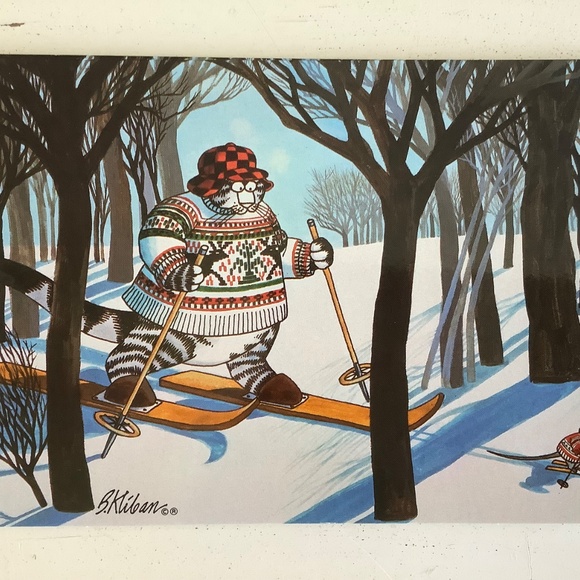Assorted BK Kliban Pomegranate blank holiday postcards - Picture 3 of 7